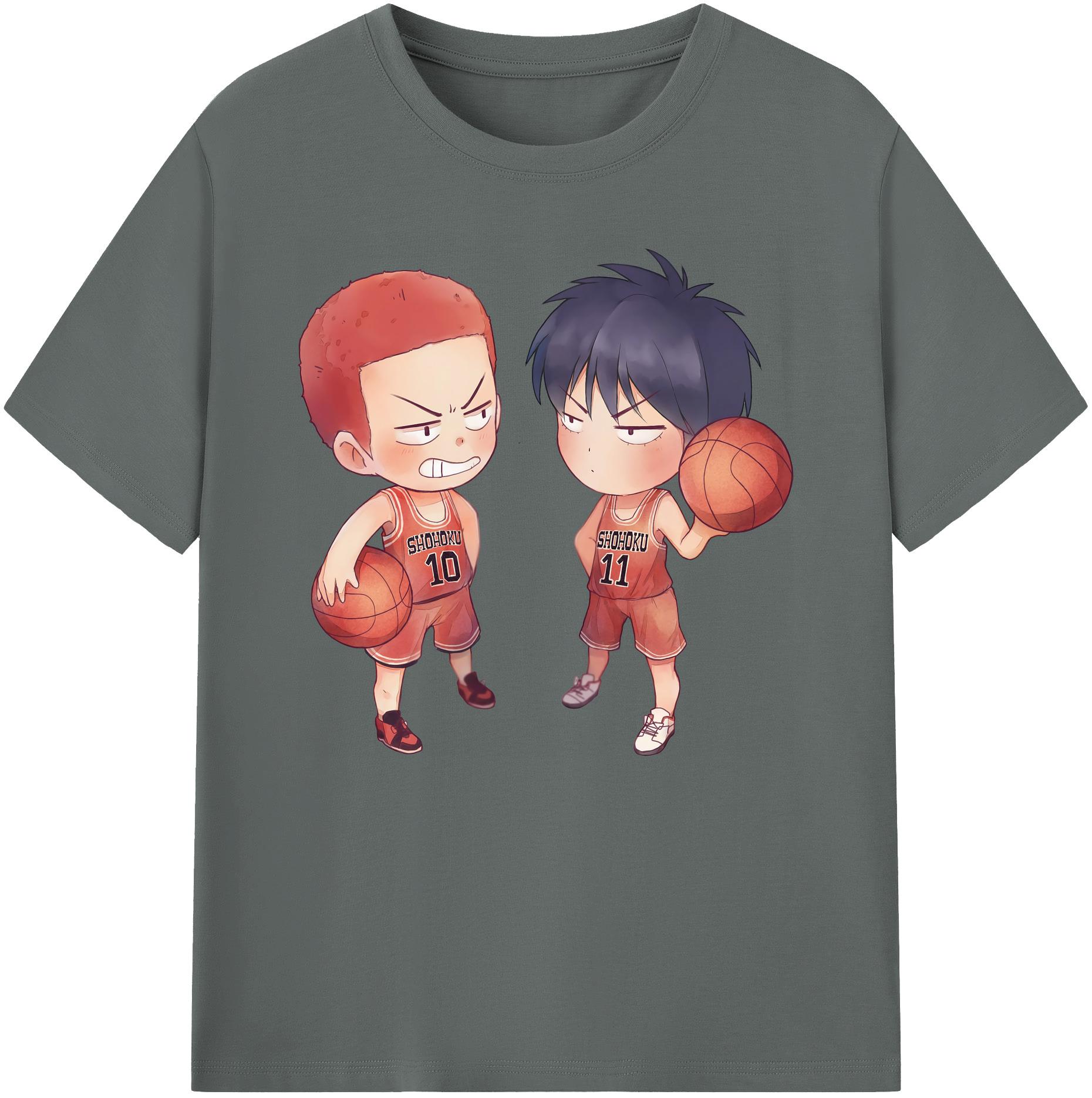 （画像用） SLAM DUNK／スラムダンク 綿100％ メンズ半袖Tシャツ｜肌触りやわらか＆通気性